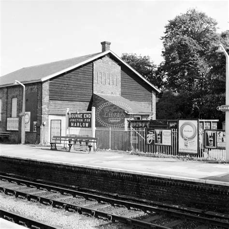 The Transport Library British Railways Station Scene At Bourne End