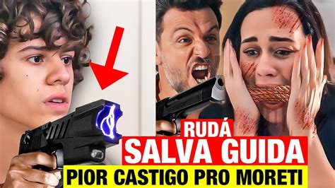 NOVELA TRAVESSIA Rudá SALVA GUIDA e se VINGA DO MORETTI DE FORMA