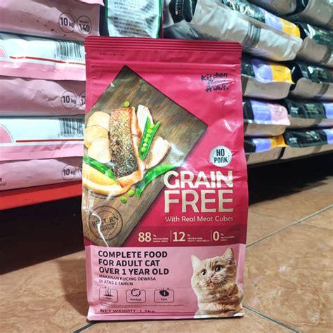 Jual Kitchen Flavor Adult Kg Makanan Kucing Kf Grain Free Adult