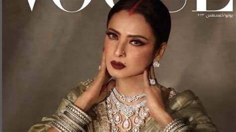 Rekha Poses For A Magazine Reveals Why She Hasn T Signed A Film Since