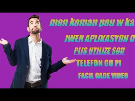 Men Koman Pou Wjwen Aplikasyon Ou Plis Utilize Yo Sou Telefon Pi Fasil