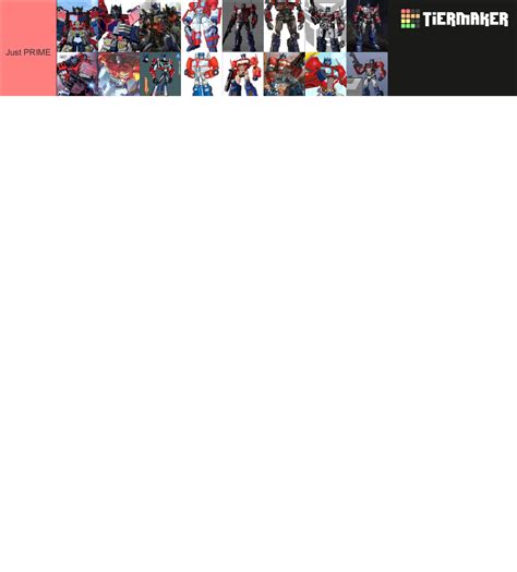 Optimus Prime Designs Tier List Community Rankings Tiermaker