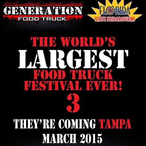 Largest Food Truck Festival Tampa The Worlds Largest Food Truck