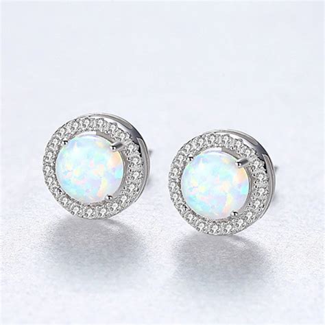 Сребърни обеци с опал "Надмощие" - Silenti Jewelry
