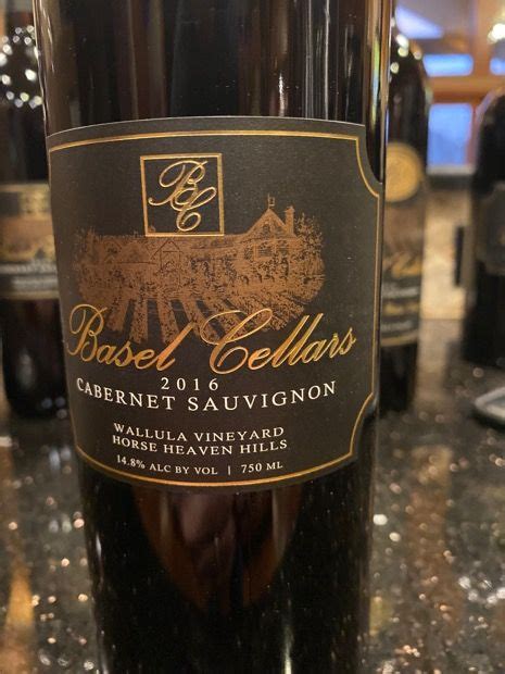 2016 Basel Cellars Cabernet Sauvignon Wallula USA Washington