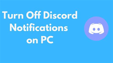 How To Turn Off Discord Notifications On Pc 2021 Youtube