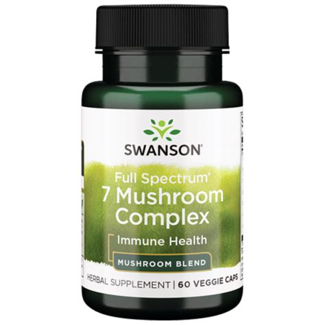 Swanson Full Spectrum 7 Mushroom Complex 60 Veggie Capsules 60 Veg Caps Kroger