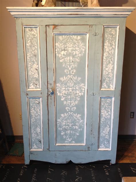 Antique Hand Painted Wardrobe Artofit