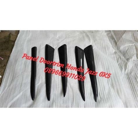 Promo Cove Panel Doortrim Pintu Carbon Kevlar Honda Jazz Gk5 2014 2019