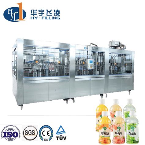 Automatic Pet Bottle Aseptic Hot Filler Juice Beverage Energy Drinks