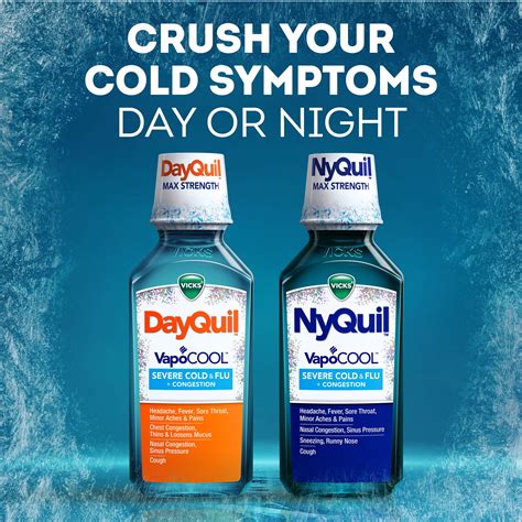 Buy Vicks Nyquil Vapocool Severe Cold Flu Congestion Liquid Medicine