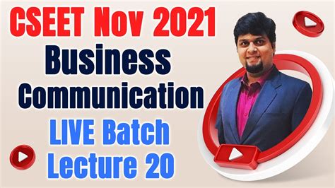 FREE CSEET Business Communication Online Classes For November 2021