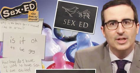 Best Sex Education Video Ever John Oliver Tries To Sort America S Problems In One Hilarious