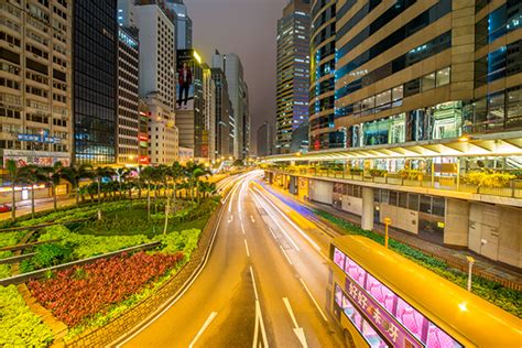 Hong Kong Streets At Night On Behance