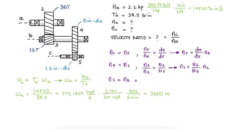 Gear Basics And Relations Velocity Ratio Example 2 YouTube