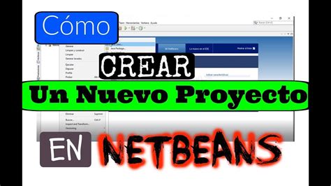 Como Crear Un Nuevo Proyecto En Netbeans Youtube