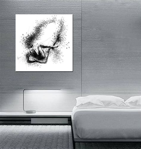 Hers Bedroom Wall Art Sexy Abstract Art Print Pencil Erotic Etsy