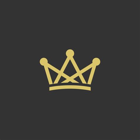 Simple Crown Logo Template Illustration Design Vector Eps 10