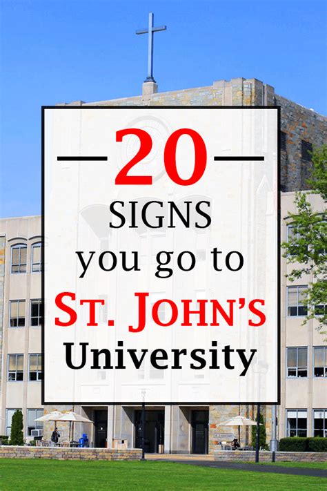 20 Signs You Go To St Johns University Society19 York St John