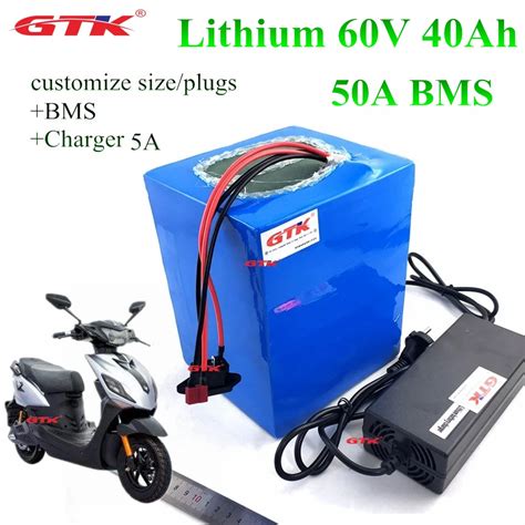 V Ah High Capacity Electric Scooter Battery Built In A Bms W