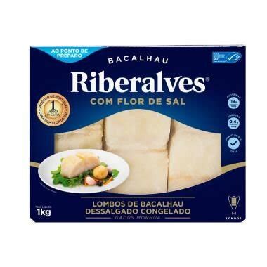 Lombo De Bacalhau RIBERALVES Flor De Sal Congelado 1kg