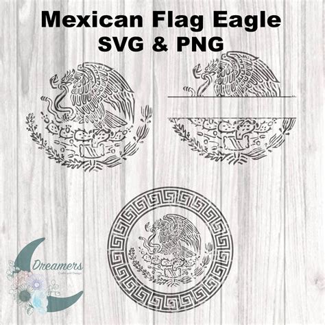 Mexican Flag Eagle Svg Mexico Mexican Eagle Svg Png File Digital File