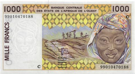 West Afr Staaten West African States P 311Cj 1 000 Francs 1999 1