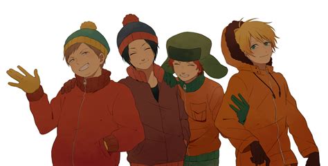 Stan Marsh Kenny Mccormick Kyle Broflovski And Eric Cartman South