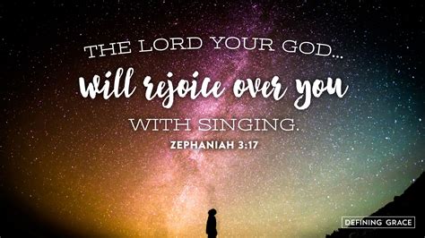 Scripture Images for Zephaniah 3:17 - Defining Grace