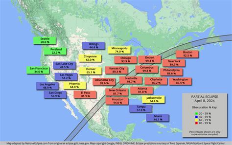 Eclipse Times By State Map Usa Aileen Lucina