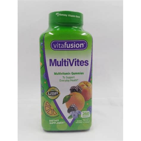 Vitafusion Multivites Multivitamin 260 Gummies Shopee Philippines