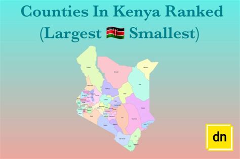 All Counties In Kenya From Largest To Smallest Ranked 2024 The