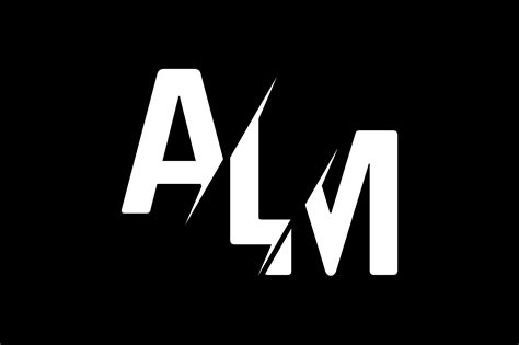 Monogram Alm Logo Design Graphic By Greenlines Studios · Creative Fabrica