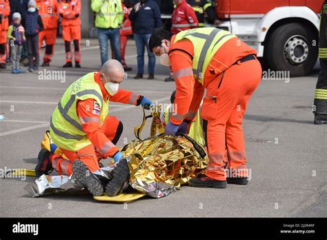 As To Rescue Injured And Traumatized People Stock Photo Alamy