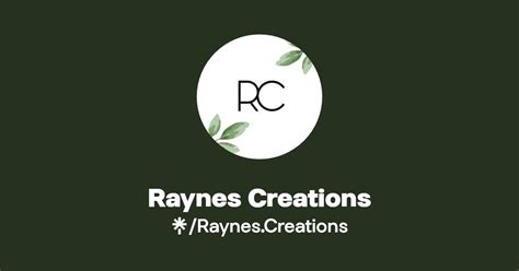 Raynes Creations Instagram Facebook TikTok Linktree