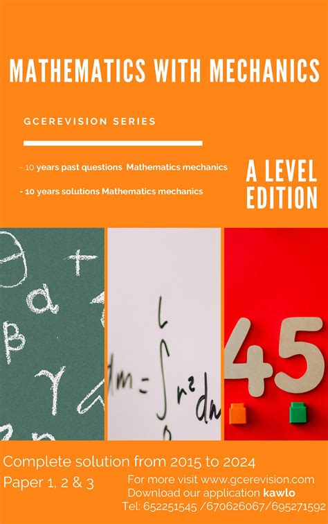 Advance Level Pure Mathematics With Mechanics Pamphlet