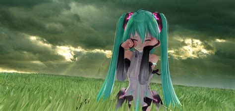 Hatsune Miku crying MMD by darkvadou on DeviantArt