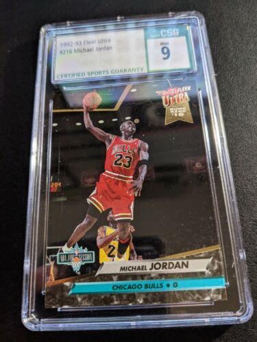 1992 93 Fleer Ultra 216 Jam Session Michael Jordan Chicago Bulls MINT