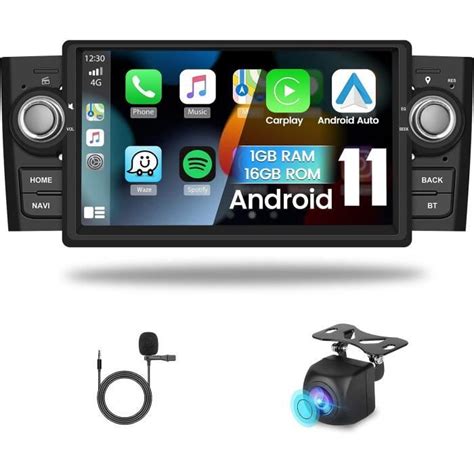 Hikity Autoradio Android Pour Fiat Punto Linea Cran