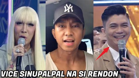 Vice Ganda SINUPALPAL NA Si Rendon Labador Vhong Navarro TAWANG TAWA