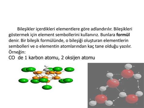 PPT BİLEŞİKLER VE FORMÜLLERİ PowerPoint Presentation free download