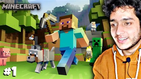 Playing Minecraft For The First Time ⛏️ ️ Minecraft Survival 1