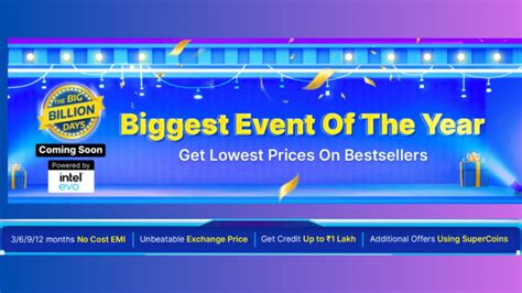 Flipkart Big Billion Days Sale 2023 Date All Offers Cashback More