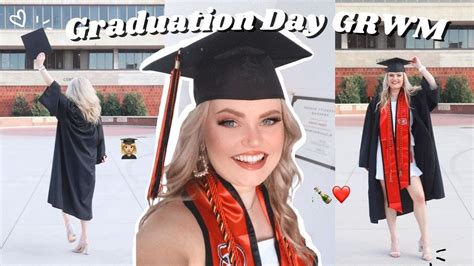 Grwm For College Graduation Qanda And Vlog 👩🏼‍🎓🍾 Youtube