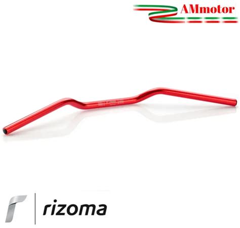 MANUBRIO RIZOMA MOTO 22 MM Alluminio Ergal Anodizzato Colore Rosso