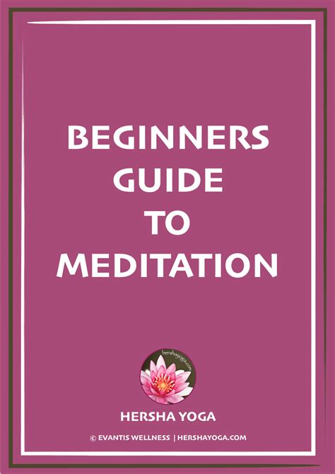 Free Meditation For Beginners Guide Hersha Yoga Teacher Training