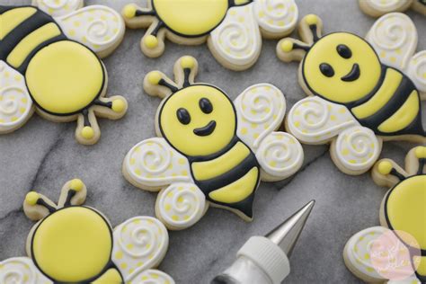 Cute Bumble Bee Cookies Angelicamademe