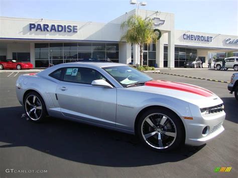 2010 Silver Ice Metallic Chevrolet Camaro Ssrs Coupe 23951434 Photo