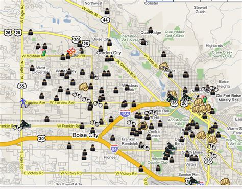 Spotcrime The Publics Crime Map Boise Idaho Crime Map