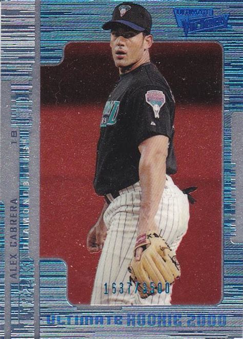 2000 Upper Deck Ultimate Victory 91 Alex Cabrera Trading Card Database